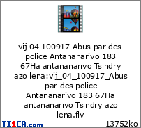 vij 04 100917 Abus par des police Antananarivo 183 67Ha antananarivo Tsindry azo lena