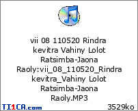 vii 08 110520 Rindra kevitra Vahiny Lolot Ratsimba-Jaona Raoly