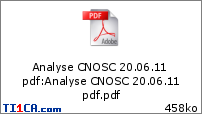 Analyse CNOSC 20.06.11 pdf